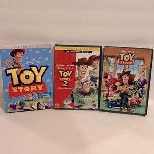 GUC Toy Story DVD set, 1, 2, 3